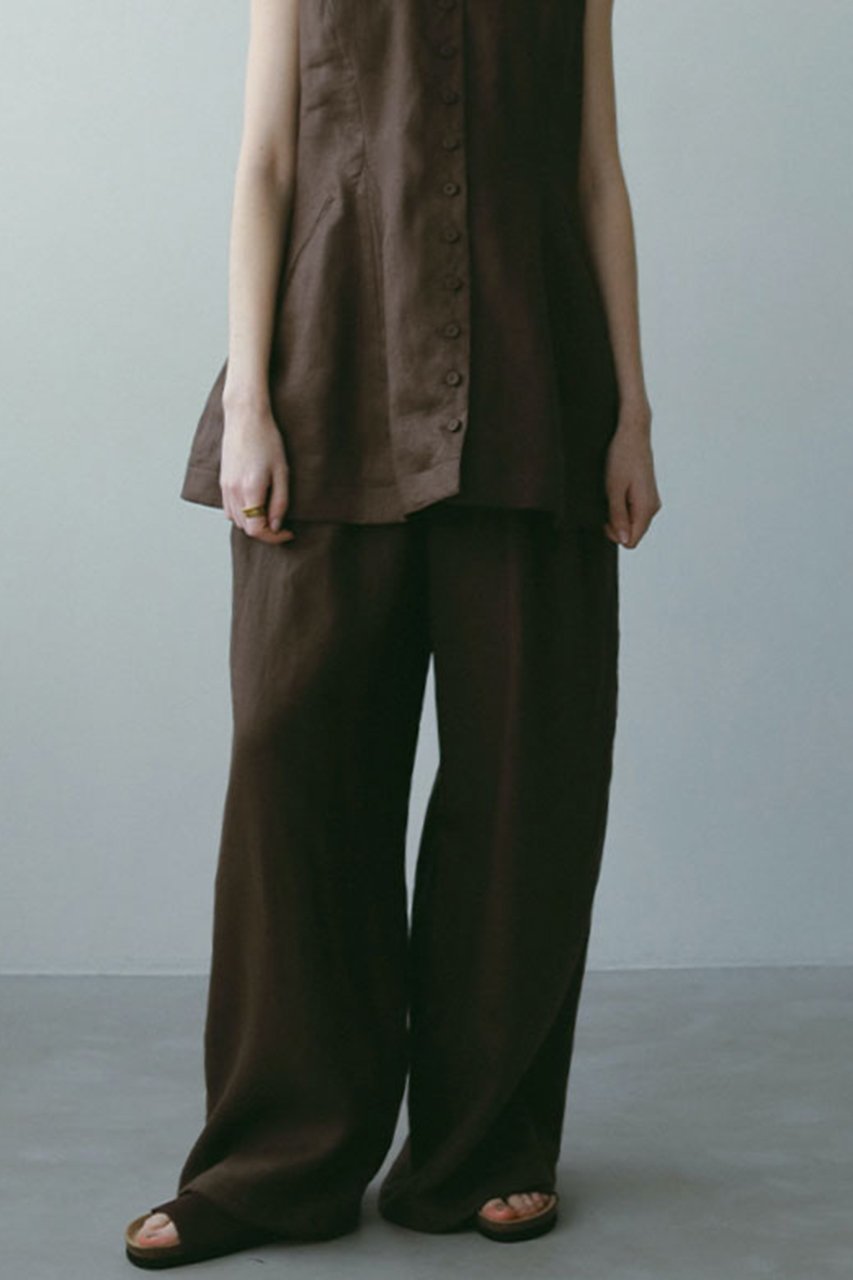 【エトレトウキョウ/ETRE TOKYO】のドロストヘムリネンワイドパンツ 人気、トレンドファッション・服の通販 founy(ファニー) 　ファッション　Fashion　レディースファッション　Fashion for Women　パンツ　Pants & Trousers　おすすめ　Recommended / Our Picks　シューズ　Shoes, Footwear　シンプル　Simple, Minimal　スピンドル　Spindle, Drawcord　フロント　Front, Front Design　リネン　Linen, Linen Fabric　ワイド　Wide, Wide Fit　 other-1|ID: prp329100004609959 ipo3291000000033831368