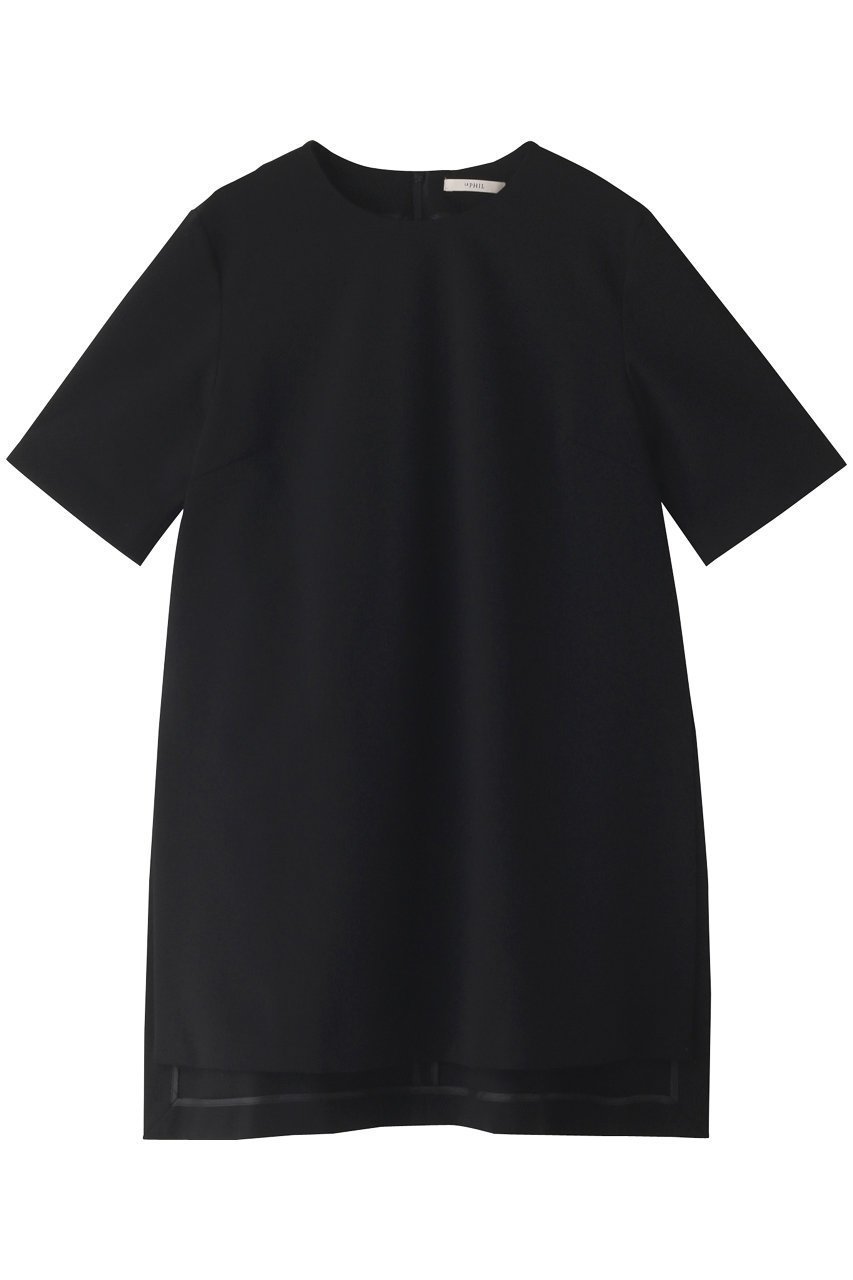 【ル フィル/LE PHIL】のハイストレッチポンチブラウス 人気、トレンドファッション・服の通販 founy(ファニー) 　ファッション　Fashion　レディースファッション　Fashion for Women　トップス・カットソー　Cut & Sew Tops　シャツ・ブラウス・オフィスカジュアル　Elegant Blouses & Button-Ups　ショート　Short, Short Length　シンプル　Simple, Minimal　ストレッチ　Stretch, Stretchy Fabric　スリット　Slit, Slit Detail　スリーブ　Sleeve, Long Sleeve / Short Sleeve　チュニック　Tunic, Long Top　半袖　Short Sleeve, Half Sleeve　 other-1|ID: prp329100004609960 ipo3291000000032977315