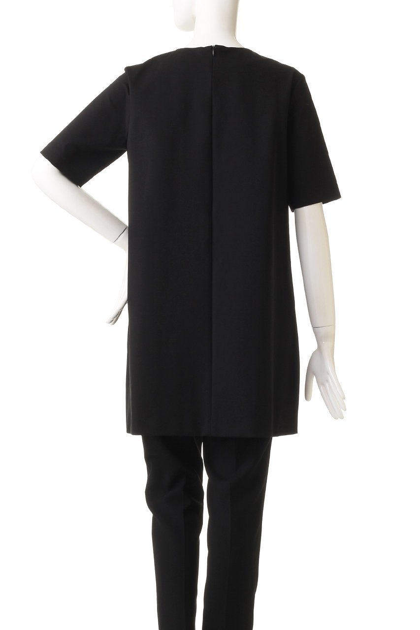 【ル フィル/LE PHIL】のハイストレッチポンチブラウス 人気、トレンドファッション・服の通販 founy(ファニー) 　ファッション　Fashion　レディースファッション　Fashion for Women　トップス・カットソー　Cut & Sew Tops　シャツ・ブラウス・オフィスカジュアル　Elegant Blouses & Button-Ups　ショート　Short, Short Length　シンプル　Simple, Minimal　ストレッチ　Stretch, Stretchy Fabric　スリット　Slit, Slit Detail　スリーブ　Sleeve, Long Sleeve / Short Sleeve　チュニック　Tunic, Long Top　半袖　Short Sleeve, Half Sleeve　other-4|ID: prp329100004609960 ipo3291000000032977321