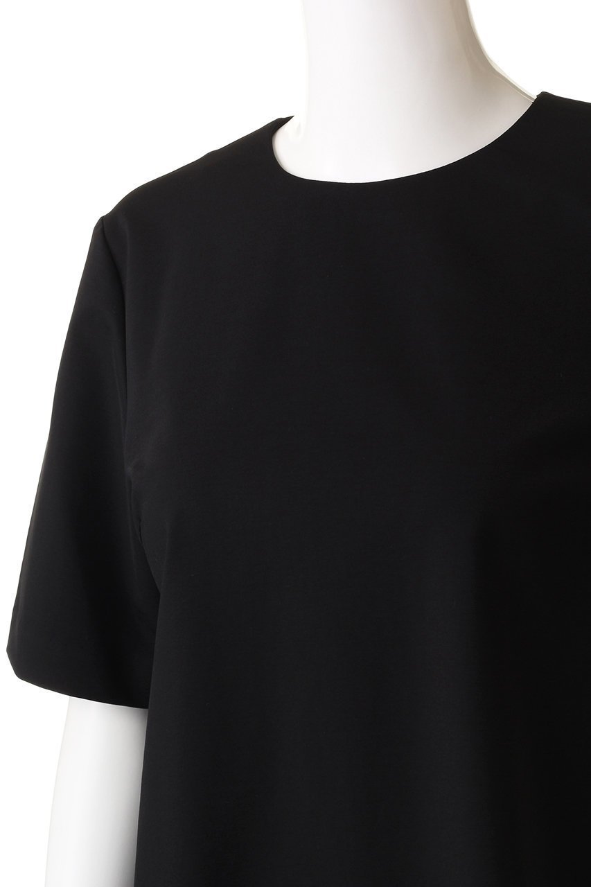 【ル フィル/LE PHIL】のハイストレッチポンチブラウス 人気、トレンドファッション・服の通販 founy(ファニー) 　ファッション　Fashion　レディースファッション　Fashion for Women　トップス・カットソー　Cut & Sew Tops　シャツ・ブラウス・オフィスカジュアル　Elegant Blouses & Button-Ups　ショート　Short, Short Length　シンプル　Simple, Minimal　ストレッチ　Stretch, Stretchy Fabric　スリット　Slit, Slit Detail　スリーブ　Sleeve, Long Sleeve / Short Sleeve　チュニック　Tunic, Long Top　半袖　Short Sleeve, Half Sleeve　other-5|ID: prp329100004609960 ipo3291000000032977322