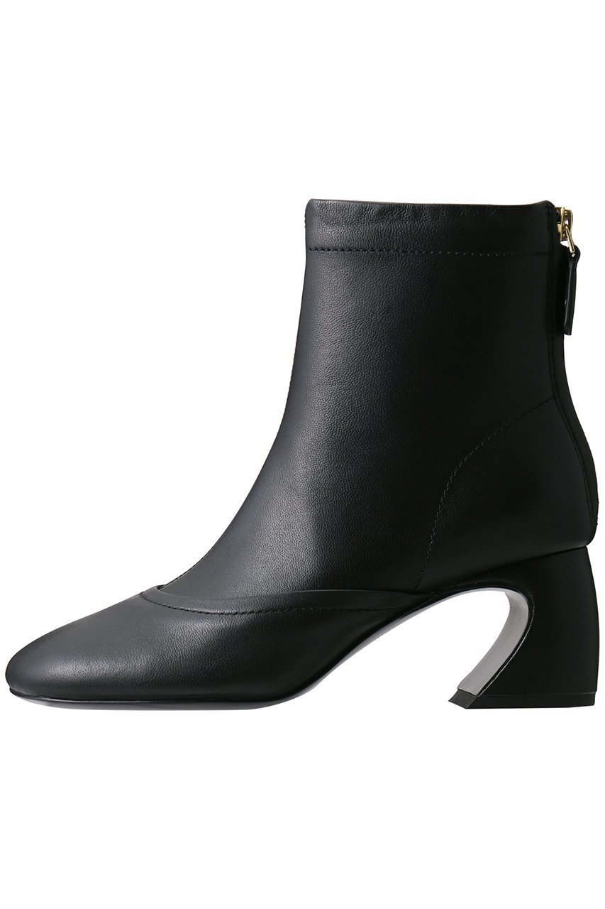 【スリーワン フィリップリム/3.1 Phillip Lim】のID SOFT BOOT- 65MM CRESCENT HEEL ショートブーツ インテリア・キッズ・メンズ・レディースファッション・服の通販 founy(ファニー) 　ファッション　Fashion　レディースファッション　Fashion for Women　2025年　2025　2025-2026秋冬・A/W　Autumn/Winter 2025–26 AW25–26　ショート　Short, Short Length　フィット　Fit, Slim Fit　モダン　Modern, Contemporary　A/W・秋冬　Autumn/Winter　ブラック|ID: prp329100004610643 ipo3291000000032989319