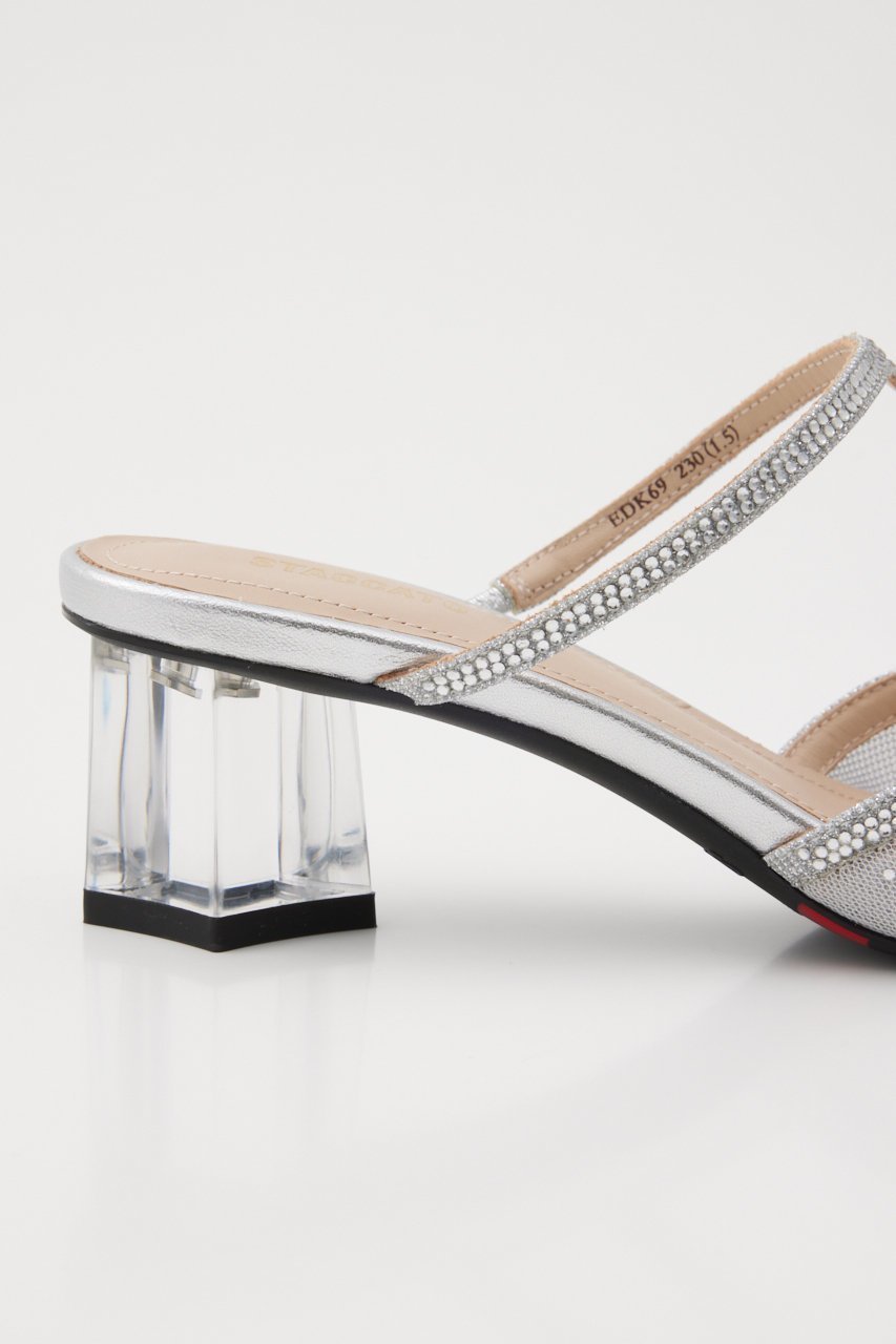 【スタッカート/STACCATO】のバブエラシースルーミュール 人気、トレンドファッション・服の通販 founy(ファニー) 　ファッション　Fashion　レディースファッション　Fashion for Women　サンダル　Sandals, Summer Shoes　ストーン　Stone, Gem-Like　フォルム　Silhouette, Form　ラップ　Wrap, Wrap Design　other-6|ID: prp329100004610646 ipo3291000000034939996