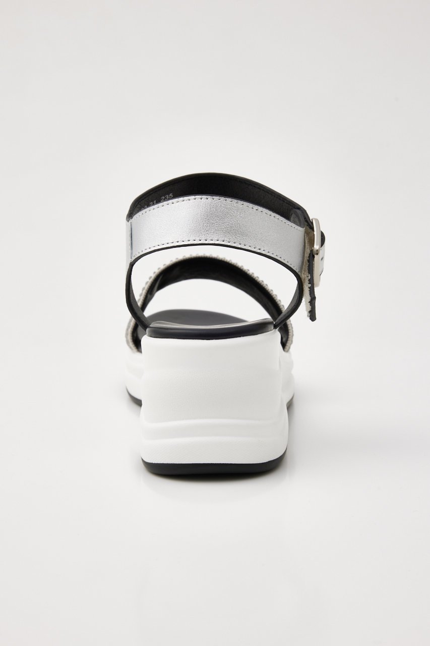 【スタッカート/STACCATO】のフーゴスポーティーヒールサンダル 人気、トレンドファッション・服の通販 founy(ファニー) 　ファッション　Fashion　レディースファッション　Fashion for Women　おすすめ　Recommended / Our Picks　サンダル　Sandals, Summer Shoes　シルバー　Silver, Metallic Silver　ストーン　Stone, Gem-Like　トレンド　Trend, Trending Now　エレガント 上品　Elegant　今季　This Season, Current Season　軽量　Lightweight, Ultra Light　other-5|ID: prp329100004610647 ipo3291000000032989356