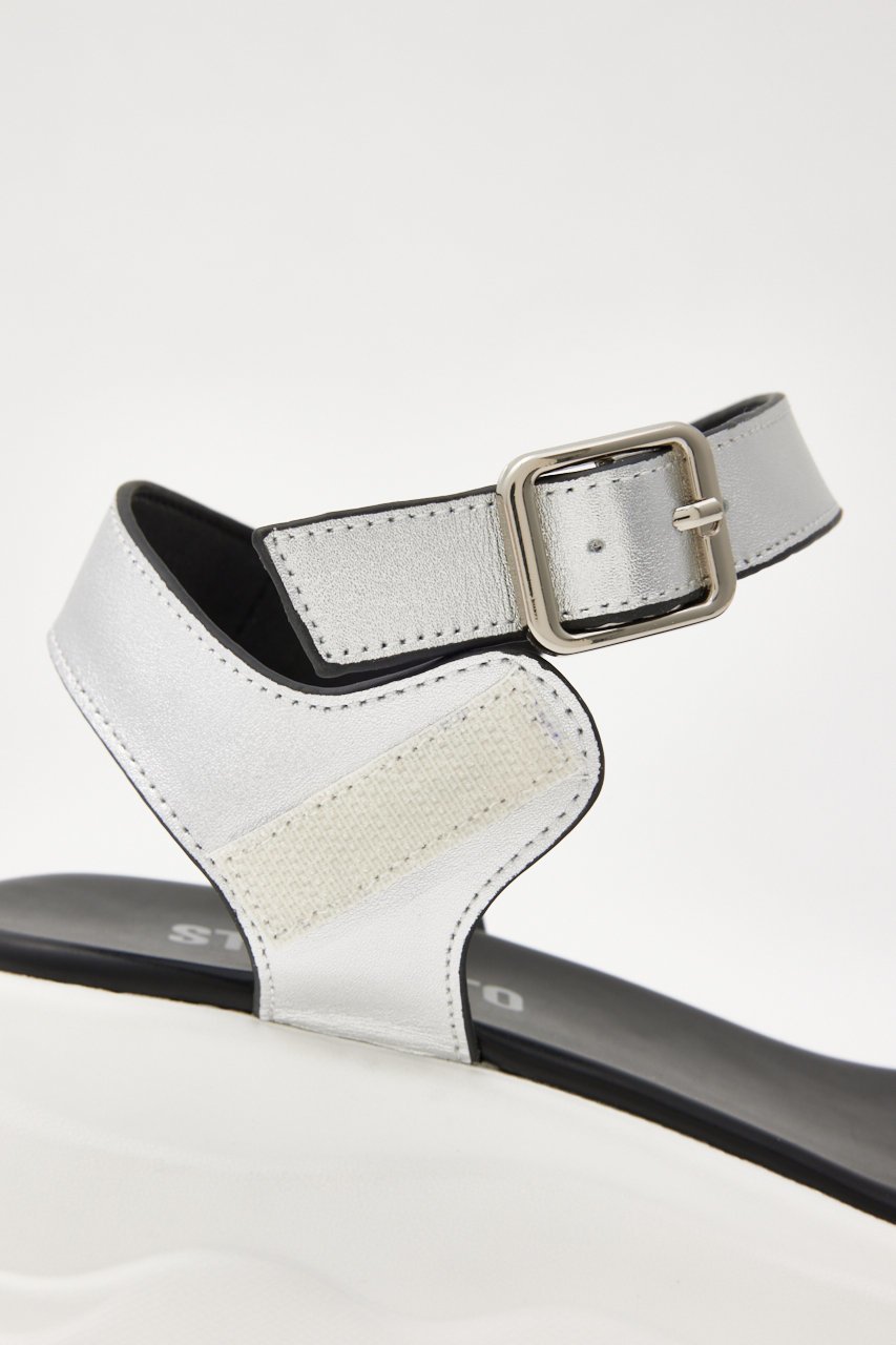 【スタッカート/STACCATO】のフーゴスポーティーヒールサンダル 人気、トレンドファッション・服の通販 founy(ファニー) 　ファッション　Fashion　レディースファッション　Fashion for Women　おすすめ　Recommended / Our Picks　サンダル　Sandals, Summer Shoes　シルバー　Silver, Metallic Silver　ストーン　Stone, Gem-Like　トレンド　Trend, Trending Now　エレガント 上品　Elegant　今季　This Season, Current Season　軽量　Lightweight, Ultra Light　other-8|ID: prp329100004610647 ipo3291000000035944097