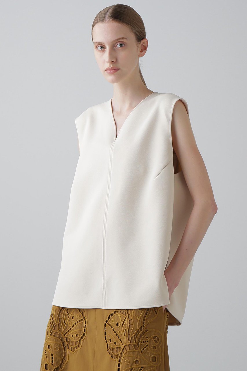 【アドーア/ADORE】のボンディングジャージーカットソー 人気、トレンドファッション・服の通販 founy(ファニー) 　ファッション　Fashion　レディースファッション　Fashion for Women　トップス・カットソー　Cut & Sew Tops　キャミソール&ノースリーブ　Camisoles & Sleeveless Tops　シャツ・ブラウス・オフィスカジュアル　Elegant Blouses & Button-Ups　ロングTシャツ・Tシャツ　Longline T-Shirts & Tees　カットソー・ベーシックTシャツ　Cut-and-Sewn Tops / Stretch Tees & Basics　おすすめ　Recommended / Our Picks　カットソー　Cut and Sewn Top　キャミソール　Camisole, Spaghetti Strap Top　スポーティ　Sporty, Casual Athletic　セットアップ　Set-Up, Coordinated Outfit　タンク　Tank Top, Sleeveless Top　ボンディング　Bonding, Bonded Fabric　ラウンド　Round, Round Neck　エレガント 上品　Elegant　other-2|ID: prp329100004610652 ipo3291000000034695103