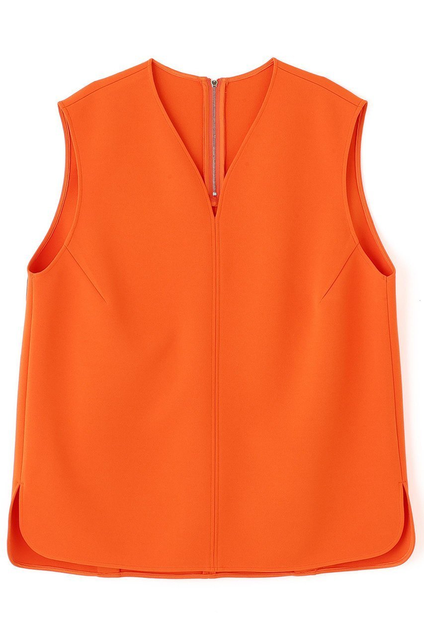 【アドーア/ADORE】のボンディングジャージーカットソー インテリア・キッズ・メンズ・レディースファッション・服の通販 founy(ファニー) 　ファッション　Fashion　レディースファッション　Fashion for Women　トップス・カットソー　Cut & Sew Tops　キャミソール&ノースリーブ　Camisoles & Sleeveless Tops　シャツ・ブラウス・オフィスカジュアル　Elegant Blouses & Button-Ups　ロングTシャツ・Tシャツ　Longline T-Shirts & Tees　カットソー・ベーシックTシャツ　Cut-and-Sewn Tops / Stretch Tees & Basics　おすすめ　Recommended / Our Picks　カットソー　Cut and Sewn Top　キャミソール　Camisole, Spaghetti Strap Top　スポーティ　Sporty, Casual Athletic　セットアップ　Set-Up, Coordinated Outfit　タンク　Tank Top, Sleeveless Top　ボンディング　Bonding, Bonded Fabric　ラウンド　Round, Round Neck　エレガント 上品　Elegant　オレンジ|ID: prp329100004610652 ipo3291000000034990839