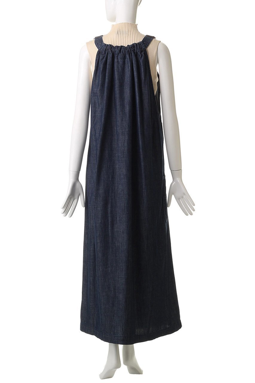 【マックスマーラ/Max Mara】の【Weekend Max Mara】KISS デニムドレス 人気、トレンドファッション・服の通販 founy(ファニー) 　ファッション　Fashion　レディースファッション　Fashion for Women　ワンピース　Dresses　フォーマル・パーティードレス・結婚式用ドレス　Elegant & Casual Dresses　チュニック　Tunic Tops & Dresses　ギャザー　Gathered, Ruffled　サスペンダー　Suspenders, Braces　チュニック　Tunic, Long Top　デニム　Denim, Jeans Material　ドレス　Dress, One-Piece　パッチ　Patch, Appliqué　フレア　Flare, Flared　ポケット　Pocket, Pocket Detail　ロング　Long, Long-Length　other-4|ID: prp329100004610657 ipo3291000000036225399