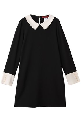 【マックスマーラ/Max Mara】の【Max Mara Studio】GOLFO バイカラードレス 人気、トレンドファッション・服の通販 founy(ファニー) ファッション Fashion レディースファッション Fashion for Women ワンピース Dresses フォーマル・パーティードレス・結婚式用ドレス Elegant & Casual Dresses チュニック Tunic Tops & Dresses 2025年 2025 2025-2026秋冬・A/W Autumn/Winter 2025–26 AW25–26 ストレート Straight, Straight Cut チュニック Tunic, Long Top ドレス Dress, One-Piece モダン Modern, Contemporary エレガント 上品 Elegant A/W・秋冬 Autumn/Winter |ID:prp329100004610658