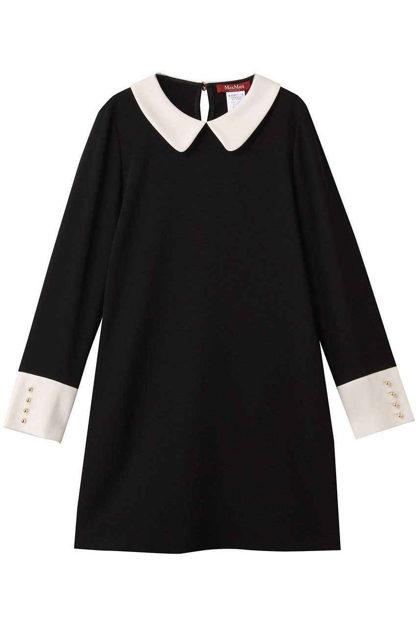 【マックスマーラ/Max Mara】の【Max Mara Studio】GOLFO バイカラードレス 人気、トレンドファッション・服の通販 founy(ファニー) 　ファッション　Fashion　レディースファッション　Fashion for Women　ワンピース　Dresses　フォーマル・パーティードレス・結婚式用ドレス　Elegant & Casual Dresses　チュニック　Tunic Tops & Dresses　2025年　2025　2025-2026秋冬・A/W　Autumn/Winter 2025–26 AW25–26　ストレート　Straight, Straight Cut　チュニック　Tunic, Long Top　ドレス　Dress, One-Piece　モダン　Modern, Contemporary　エレガント 上品　Elegant　A/W・秋冬　Autumn/Winter　 other-1|ID: prp329100004610658 ipo3291000000032989457