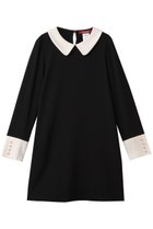 【マックスマーラ/Max Mara】の【Max Mara Studio】GOLFO バイカラードレス 人気、トレンドファッション・服の通販 founy(ファニー) ファッション Fashion レディースファッション Fashion for Women ワンピース Dresses フォーマル・パーティードレス・結婚式用ドレス Elegant & Casual Dresses チュニック Tunic Tops & Dresses 2025年 2025 2025-2026秋冬・A/W Autumn/Winter 2025–26 AW25–26 ストレート Straight, Straight Cut チュニック Tunic, Long Top ドレス Dress, One-Piece モダン Modern, Contemporary エレガント 上品 Elegant A/W・秋冬 Autumn/Winter thumbnail ブラック|ID: prp329100004610658 ipo3291000000032989458