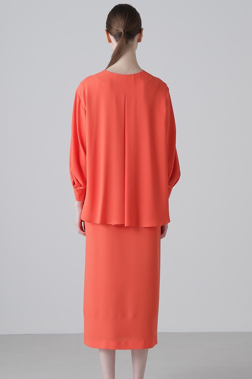 【アドーア/ADORE】のライトジョーゼットワンピース 人気、トレンドファッション・服の通販 founy(ファニー) 　ファッション　Fashion　レディースファッション　Fashion for Women　ワンピース　Dresses　チュニック　Tunic Tops & Dresses　シンプル　Simple, Minimal　ジョーゼット　Georgette, Semi-Sheer Fabric　スリーブ　Sleeve, Long Sleeve / Short Sleeve　セットアップ　Set-Up, Coordinated Outfit　チュニック　Tunic, Long Top　ドレス　Dress, One-Piece　ドレープ　Drape, Draping Fabric　フロント　Front, Front Design　新作・新入荷　New Arrivals / New In　other-5|ID: prp329100004610665 ipo3291000000032989515