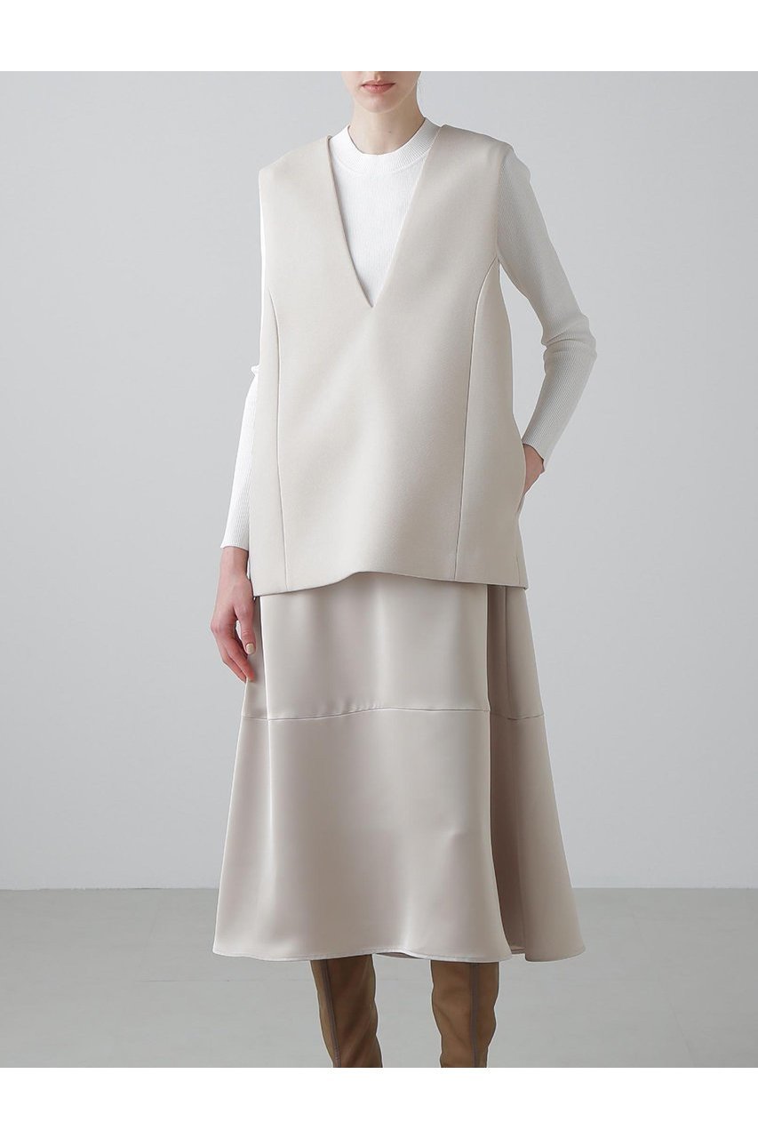 【アドーア/ADORE】のカルゼスポンジボンディングワンピース 人気、トレンドファッション・服の通販 founy(ファニー) 　ファッション　Fashion　レディースファッション　Fashion for Women　ワンピース　Dresses　チュニック　Tunic Tops & Dresses　インナー　Innerwear　サテン　Satin, Glossy Fabric　チュニック　Tunic, Long Top　ツイル　Twist, Twisted Detail　ドレープ　Drape, Draping Fabric　フォルム　Silhouette, Form　ボンディング　Bonding, Bonded Fabric　メランジ　Melange, Mixed Yarn　新作・新入荷　New Arrivals / New In　other-3|ID: prp329100004610666 ipo3291000000032989523