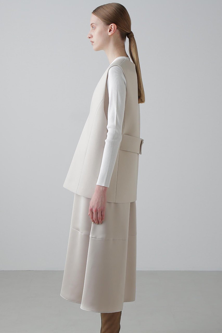 【アドーア/ADORE】のカルゼスポンジボンディングワンピース 人気、トレンドファッション・服の通販 founy(ファニー) 　ファッション　Fashion　レディースファッション　Fashion for Women　ワンピース　Dresses　チュニック　Tunic Tops & Dresses　インナー　Innerwear　サテン　Satin, Glossy Fabric　チュニック　Tunic, Long Top　ツイル　Twist, Twisted Detail　ドレープ　Drape, Draping Fabric　フォルム　Silhouette, Form　ボンディング　Bonding, Bonded Fabric　メランジ　Melange, Mixed Yarn　other-4|ID: prp329100004610666 ipo3291000000034695135