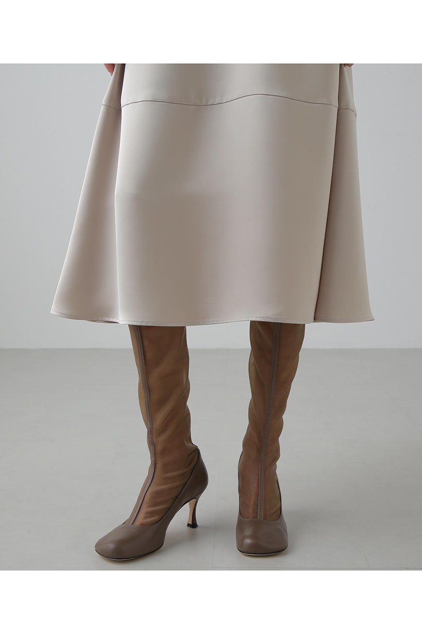 【アドーア/ADORE】のカルゼスポンジボンディングワンピース 人気、トレンドファッション・服の通販 founy(ファニー) 　ファッション　Fashion　レディースファッション　Fashion for Women　ワンピース　Dresses　チュニック　Tunic Tops & Dresses　インナー　Innerwear　サテン　Satin, Glossy Fabric　チュニック　Tunic, Long Top　ツイル　Twist, Twisted Detail　ドレープ　Drape, Draping Fabric　フォルム　Silhouette, Form　ボンディング　Bonding, Bonded Fabric　メランジ　Melange, Mixed Yarn　other-8|ID: prp329100004610666 ipo3291000000035976097