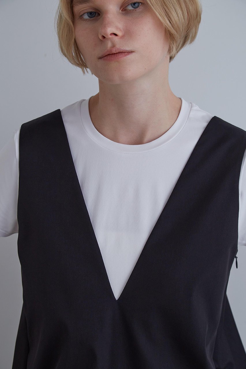 【ル フィル/LE PHIL】の《LE PHIL》ストレッチツイルジャンパースカート 人気、トレンドファッション・服の通販 founy(ファニー) 　ファッション　Fashion　レディースファッション　Fashion for Women　スカート　Skirts　ワンピース　Dresses　スタンダード　Standard, Basic　ストレッチ　Stretch, Stretchy Fabric　チュニック　Tunic, Long Top　ツイル　Twist, Twisted Detail　バランス　Balance, Style Balance　フレア　Flare, Flared　フロント　Front, Front Design　ロング　Long, Long-Length　other-7|ID: prp329100004610668 ipo3291000000035470286