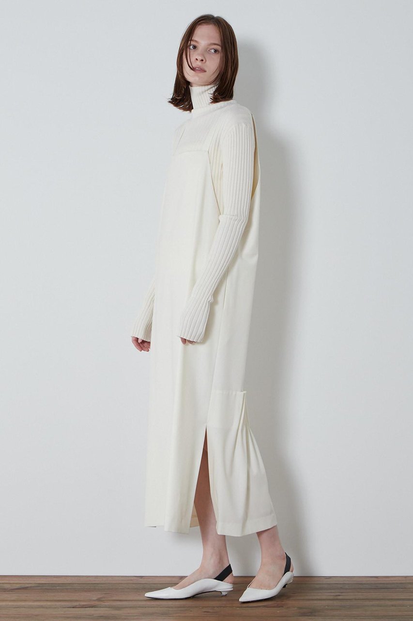 【ル フィル/LE PHIL】の《LE PHIL》ドライウールキャミソールドレス 人気、トレンドファッション・服の通販 founy(ファニー) 　ファッション　Fashion　レディースファッション　Fashion for Women　ワンピース　Dresses　フォーマル・パーティードレス・結婚式用ドレス　Elegant & Casual Dresses　チュニック　Tunic Tops & Dresses　クラシカル　Classical, Vintage-Inspired　スタンダード　Standard, Basic　ストレート　Straight, Straight Cut　チュニック　Tunic, Long Top　フレア　Flare, Flared　フロント　Front, Front Design　プリーツ　Pleats, Pleated　マキシ　Maxi, Full Length　ロング　Long, Long-Length　再入荷　Restock / Back in Stock　other-4|ID: prp329100004610669 ipo3291000000034981154