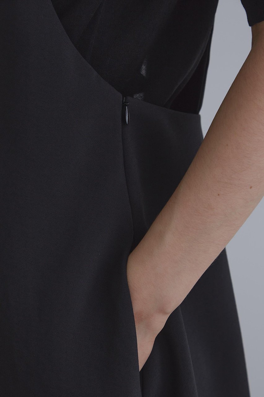 【ル フィル/LE PHIL】のライトツイルジャンパースカート 人気、トレンドファッション・服の通販 founy(ファニー) 　ファッション　Fashion　レディースファッション　Fashion for Women　スカート　Skirts　ワンピース　Dresses　インナー　Innerwear　シンプル　Simple, Minimal　スタンダード　Standard, Basic　チュニック　Tunic, Long Top　ツイル　Twist, Twisted Detail　フレア　Flare, Flared　ベーシック　Basic, Essential　ロング　Long, Long-Length　other-7|ID: prp329100004610670 ipo3291000000035511413