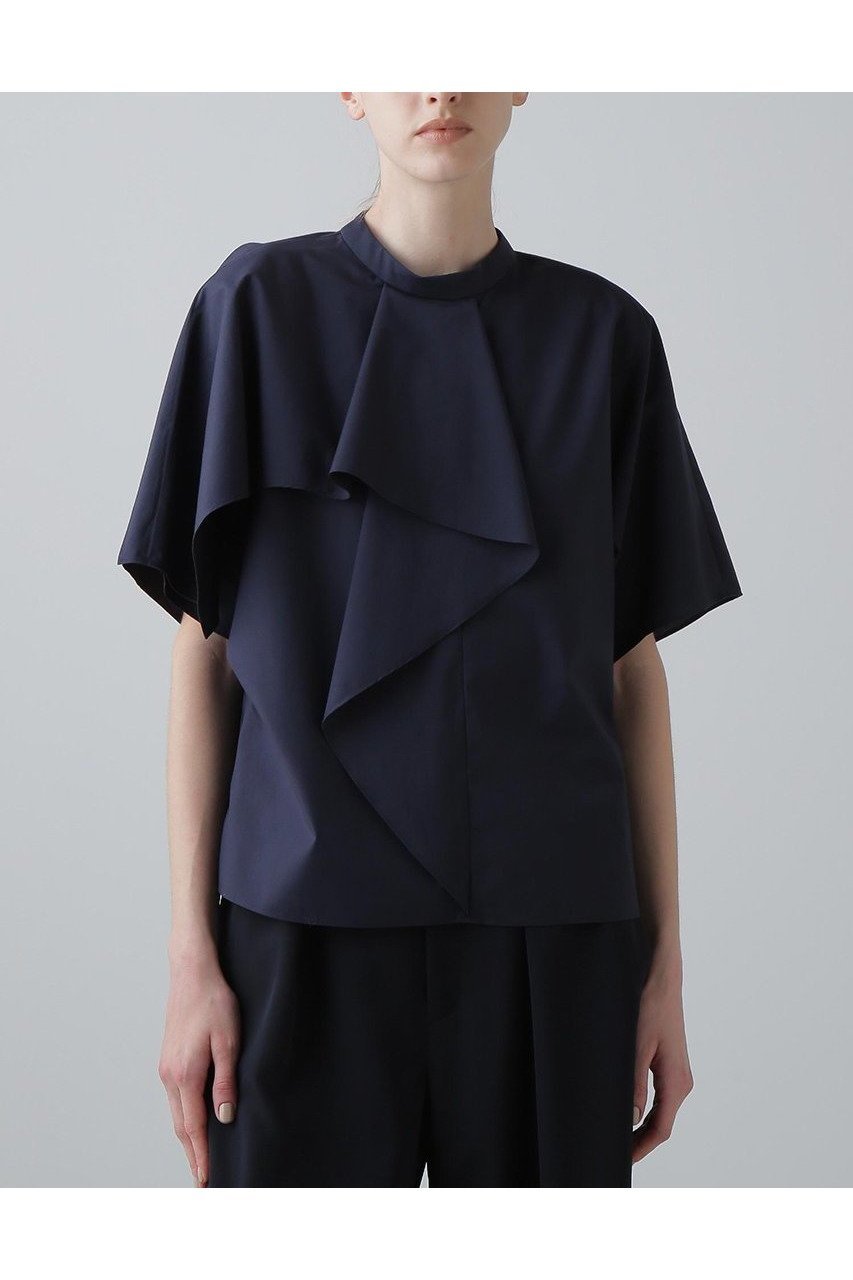 【アドーア/ADORE】のクリスピーコットンブラウス 人気、トレンドファッション・服の通販 founy(ファニー) 　ファッション　Fashion　レディースファッション　Fashion for Women　トップス・カットソー　Cut & Sew Tops　シャツ・ブラウス・オフィスカジュアル　Elegant Blouses & Button-Ups　コンパクト　Compact, Small Size　ショート　Short, Short Length　スリーブ　Sleeve, Long Sleeve / Short Sleeve　タンブラー　Tumbler, Travel Mug　ブロード　Broadcloth, Fine Cotton　ボトム　Bottoms, Lower Wear　ミックス　Mix, Mixed Style　ラッフル　Ruffle, Frill　新作・新入荷　New Arrivals / New In　other-2|ID: prp329100004610672 ipo3291000000032989570