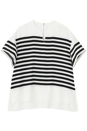 【アドーア/ADORE】のボーダープリントブラウス 人気、トレンドファッション・服の通販 founy(ファニー) ファッション Fashion レディースファッション Fashion for Women トップス・カットソー Cut & Sew Tops シャツ・ブラウス・オフィスカジュアル Elegant Blouses & Button-Ups ショート Short, Short Length シルク Silk, 100% Silk ジョーゼット Georgette, Semi-Sheer Fabric スリーブ Sleeve, Long Sleeve / Short Sleeve ハンド Hand, Handmade プリント Print, Printed Pattern ボーダー Border, Stripe モチーフ Motif, Design Theme エレガント 上品 Elegant 新作・新入荷 New Arrivals / New In |ID:prp329100004610674