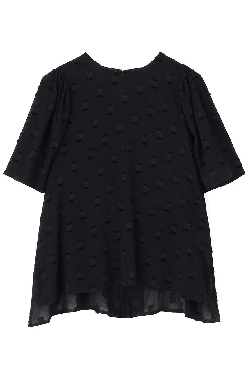 【アドーア/ADORE】のフィネストラジャガードブラウス インテリア・キッズ・メンズ・レディースファッション・服の通販 founy(ファニー) 　ファッション　Fashion　レディースファッション　Fashion for Women　トップス・カットソー　Cut & Sew Tops　シャツ・ブラウス・オフィスカジュアル　Elegant Blouses & Button-Ups　おすすめ　Recommended / Our Picks　ショート　Short, Short Length　ジャカード／ジャガード　Jacquard, Woven Pattern　スクエア　Square, Square Shape　スリーブ　Sleeve, Long Sleeve / Short Sleeve　セットアップ　Set-Up, Coordinated Outfit　モチーフ　Motif, Design Theme　エレガント 上品　Elegant　新作・新入荷　New Arrivals / New In　ブラック|ID: prp329100004610676 ipo3291000000032989596