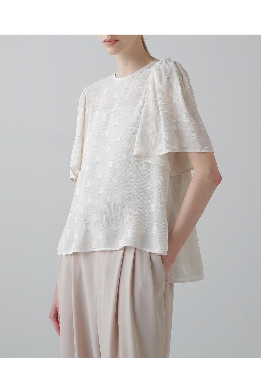 【アドーア/ADORE】のフィネストラジャガードブラウス 人気、トレンドファッション・服の通販 founy(ファニー) 　ファッション　Fashion　レディースファッション　Fashion for Women　トップス・カットソー　Cut & Sew Tops　シャツ・ブラウス・オフィスカジュアル　Elegant Blouses & Button-Ups　おすすめ　Recommended / Our Picks　ショート　Short, Short Length　ジャカード／ジャガード　Jacquard, Woven Pattern　スクエア　Square, Square Shape　スリーブ　Sleeve, Long Sleeve / Short Sleeve　セットアップ　Set-Up, Coordinated Outfit　モチーフ　Motif, Design Theme　エレガント 上品　Elegant　新作・新入荷　New Arrivals / New In　other-2|ID: prp329100004610676 ipo3291000000032989598