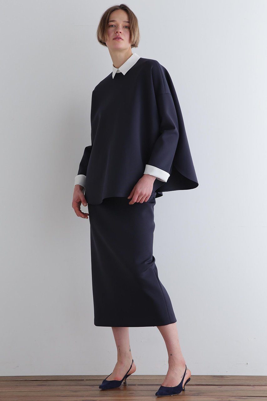 【ル フィル/LE PHIL】のスキューバーダンボールブラウス 人気、トレンドファッション・服の通販 founy(ファニー) 　ファッション　Fashion　レディースファッション　Fashion for Women　トップス・カットソー　Cut & Sew Tops　シャツ・ブラウス・オフィスカジュアル　Elegant Blouses & Button-Ups　カフス　Cuff Design　サークル　Circle, Round Design　スリーブ　Sleeve, Long Sleeve / Short Sleeve　ドレープ　Drape, Draping Fabric　パターン　Pattern, Design Print　フォルム　Silhouette, Form　ロング　Long, Long-Length　エレガント 上品　Elegant　other-3|ID: prp329100004610677 ipo3291000000032989609