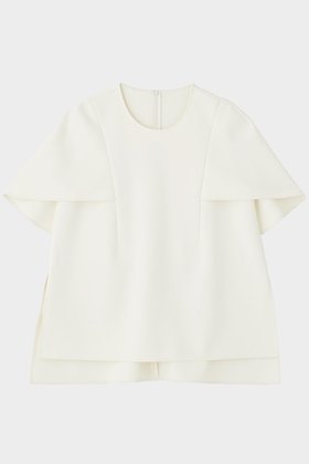 【ル フィル/LE PHIL】のライトダンボールケープブラウス 人気、トレンドファッション・服の通販 founy(ファニー) ファッション Fashion レディースファッション Fashion for Women トップス・カットソー Cut & Sew Tops シャツ・ブラウス・オフィスカジュアル Elegant Blouses & Button-Ups おすすめ Recommended / Our Picks コンパクト Compact, Small Size ショート Short, Short Length ストレッチ Stretch, Stretchy Fabric スリット Slit, Slit Detail スリーブ Sleeve, Long Sleeve / Short Sleeve 新作・新入荷 New Arrivals / New In |ID:prp329100004610678