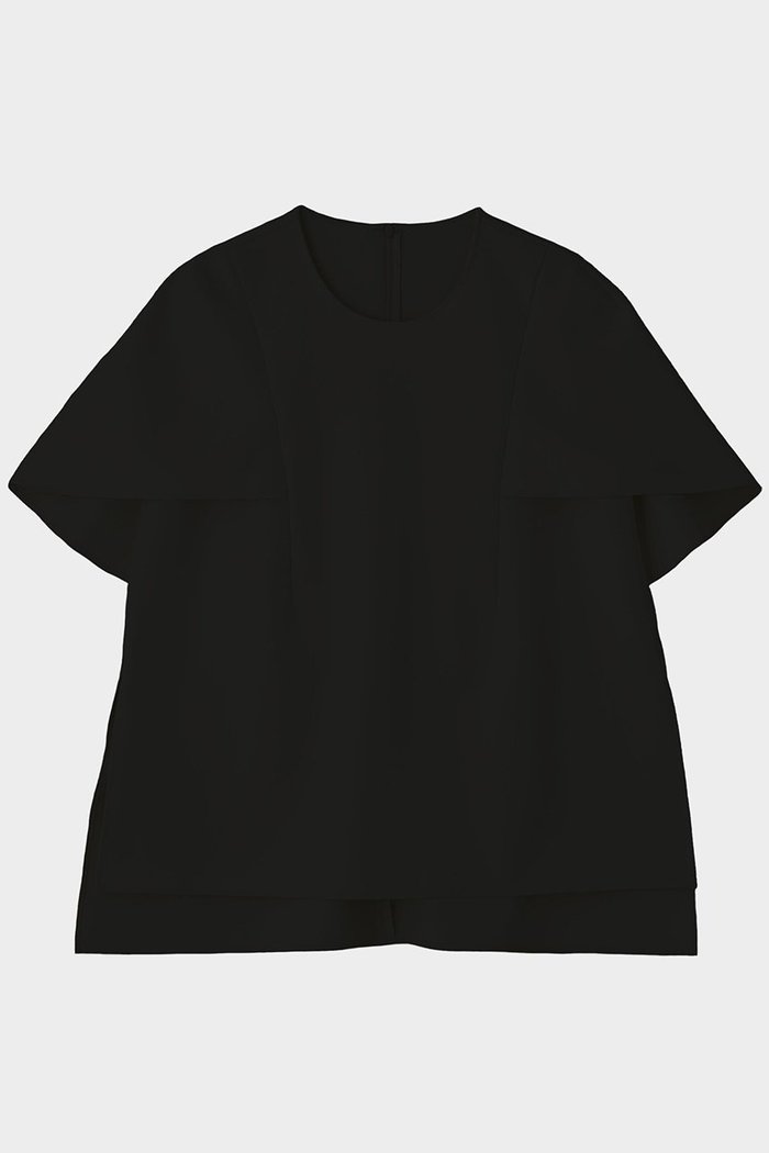 【ル フィル/LE PHIL】のライトダンボールケープブラウス インテリア・キッズ・メンズ・レディースファッション・服の通販 founy(ファニー) https://founy.com/ ファッション Fashion レディースファッション Fashion for Women トップス・カットソー Cut & Sew Tops シャツ・ブラウス・オフィスカジュアル Elegant Blouses & Button-Ups おすすめ Recommended / Our Picks ショート Short, Short Length ストレッチ Stretch, Stretchy Fabric スリット Slit, Slit Detail スリーブ Sleeve, Long Sleeve / Short Sleeve ノースリーブ Sleeveless, No-Sleeve 新作・新入荷 New Arrivals / New In |ID: prp329100004610678 ipo3291000000035248185