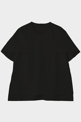 【ル フィル/LE PHIL】のライトダンボールケープブラウス 人気、トレンドファッション・服の通販 founy(ファニー) ファッション Fashion レディースファッション Fashion for Women トップス・カットソー Cut & Sew Tops シャツ・ブラウス・オフィスカジュアル Elegant Blouses & Button-Ups おすすめ Recommended / Our Picks ショート Short, Short Length ストレッチ Stretch, Stretchy Fabric スリット Slit, Slit Detail スリーブ Sleeve, Long Sleeve / Short Sleeve ノースリーブ Sleeveless, No-Sleeve 再入荷 Restock / Back in Stock |ID:prp329100004610678