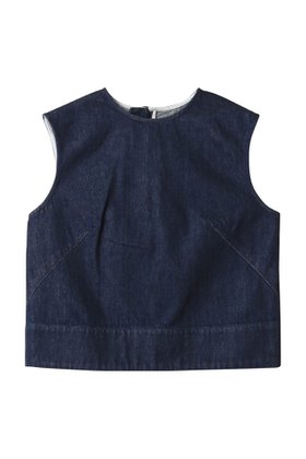 【ベイジ,/BEIGE,】 NAVIGLIO(ナヴィリオ)/ショート丈ノースリーブデニムブラウス人気、トレンドファッション・服の通販 founy(ファニー) ファッション Fashion レディースファッション Fashion for Women トップス・カットソー Cut & Sew Tops キャミソール&ノースリーブ Camisoles & Sleeveless Tops シャツ・ブラウス・オフィスカジュアル Elegant Blouses & Button-Ups おすすめ Recommended / Our Picks コンパクト Compact, Small Size ショート Short, Short Length デニム Denim, Jeans Material ノースリーブ Sleeveless, No-Sleeve ハイネック High Neck, Mock Neck |ID:prp329100004610681