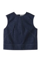 【ベイジ,/BEIGE,】のNAVIGLIO(ナヴィリオ)/ショート丈ノースリーブデニムブラウス 人気、トレンドファッション・服の通販 founy(ファニー) ファッション Fashion レディースファッション Fashion for Women トップス・カットソー Cut & Sew Tops キャミソール&ノースリーブ Camisoles & Sleeveless Tops シャツ・ブラウス・オフィスカジュアル Elegant Blouses & Button-Ups おすすめ Recommended / Our Picks コンパクト Compact, Small Size ショート Short, Short Length デニム Denim, Jeans Material ノースリーブ Sleeveless, No-Sleeve ハイネック High Neck, Mock Neck |ID:prp329100004610681