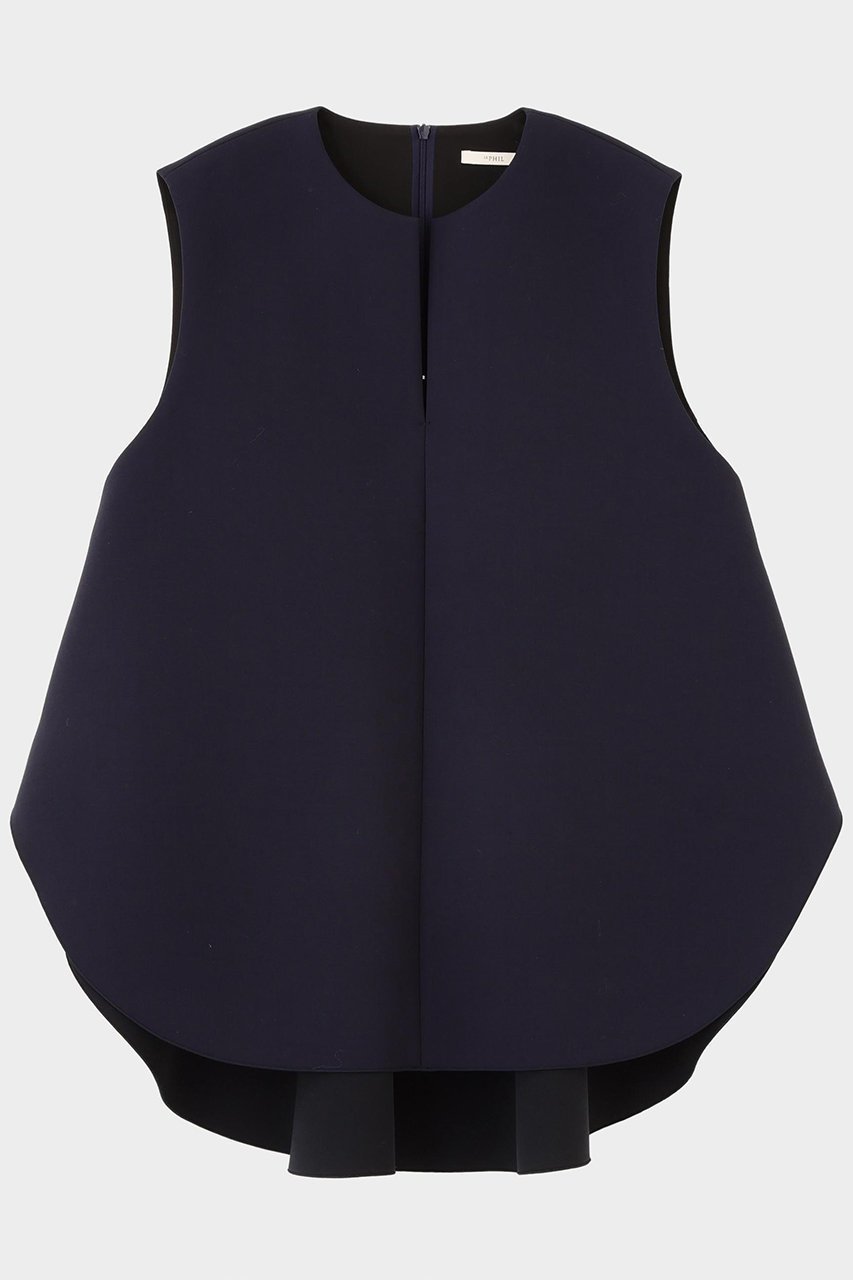 【ル フィル/LE PHIL】のライトボンディングノースリーブジレブラウス 人気、トレンドファッション・服の通販 founy(ファニー) 　ファッション　Fashion　レディースファッション　Fashion for Women　アウター　Coat / Outerwear Collection　トップス・カットソー　Cut & Sew Tops　キャミソール&ノースリーブ　Camisoles & Sleeveless Tops　シャツ・ブラウス・オフィスカジュアル　Elegant Blouses & Button-Ups　ベスト&ジレ / 重ね着スタイル　Vests & Gilets　シンプル　Simple, Minimal　スタンダード　Standard, Basic　ノースリーブ　Sleeveless, No-Sleeve　フォルム　Silhouette, Form　フラット　Flat, Flat Shoes　ボンディング　Bonding, Bonded Fabric　再入荷　Restock / Back in Stock　 other-1|ID: prp329100004610682 ipo3291000000036162632