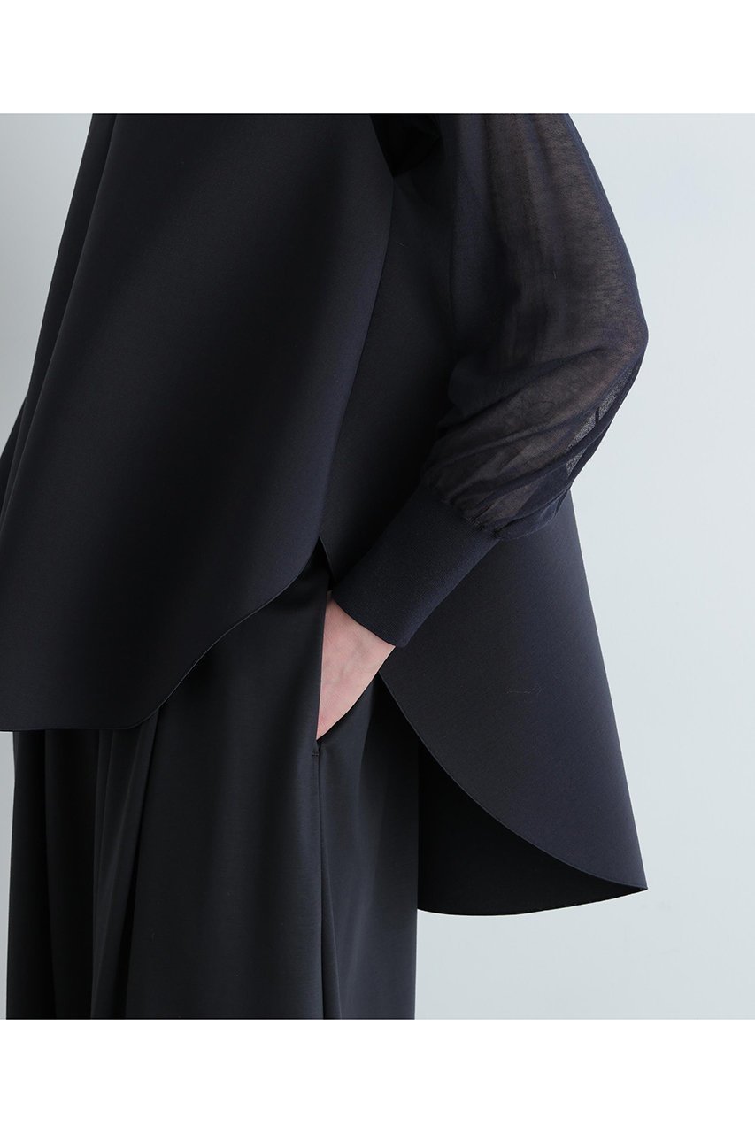 【ル フィル/LE PHIL】のライトボンディングノースリーブジレブラウス 人気、トレンドファッション・服の通販 founy(ファニー) 　ファッション　Fashion　レディースファッション　Fashion for Women　アウター　Coat / Outerwear Collection　トップス・カットソー　Cut & Sew Tops　キャミソール&ノースリーブ　Camisoles & Sleeveless Tops　シャツ・ブラウス・オフィスカジュアル　Elegant Blouses & Button-Ups　ベスト&ジレ / 重ね着スタイル　Vests & Gilets　シンプル　Simple, Minimal　スタンダード　Standard, Basic　ノースリーブ　Sleeveless, No-Sleeve　フォルム　Silhouette, Form　フラット　Flat, Flat Shoes　ボンディング　Bonding, Bonded Fabric　再入荷　Restock / Back in Stock　other-7|ID: prp329100004610682 ipo3291000000036162649