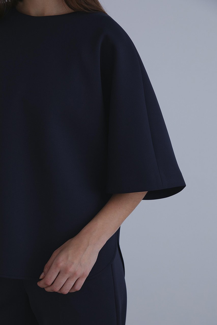 【ル フィル/LE PHIL】の《LE PHIL》スキューバジャージートップス 人気、トレンドファッション・服の通販 founy(ファニー) 　ファッション　Fashion　レディースファッション　Fashion for Women　トップス・カットソー　Cut & Sew Tops　シャツ・ブラウス・オフィスカジュアル　Elegant Blouses & Button-Ups　ショート　Short, Short Length　スタンダード　Standard, Basic　スリット　Slit, Slit Detail　スリーブ　Sleeve, Long Sleeve / Short Sleeve　パターン　Pattern, Design Print　other-7|ID: prp329100004610685 ipo3291000000035470444