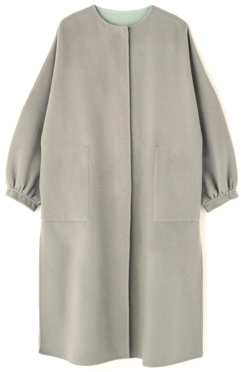 【アドーア/ADORE】のバイカラーリバーコート 人気、トレンドファッション・服の通販 founy(ファニー) 　ファッション　Fashion　レディースファッション　Fashion for Women　アウター　Coat / Outerwear Collection　コート・ロングコート・ピーコート　Long Coats, Peacoats & More　インナー　Innerwear　スタンダード　Standard, Basic　スリーブ　Sleeve, Long Sleeve / Short Sleeve　バランス　Balance, Style Balance　フロント　Front, Front Design　ロング　Long, Long-Length　エレガント 上品　Elegant　再入荷　Restock / Back in Stock　A/W・秋冬　Autumn/Winter　 other-1|ID: prp329100004610688 ipo3291000000032989683