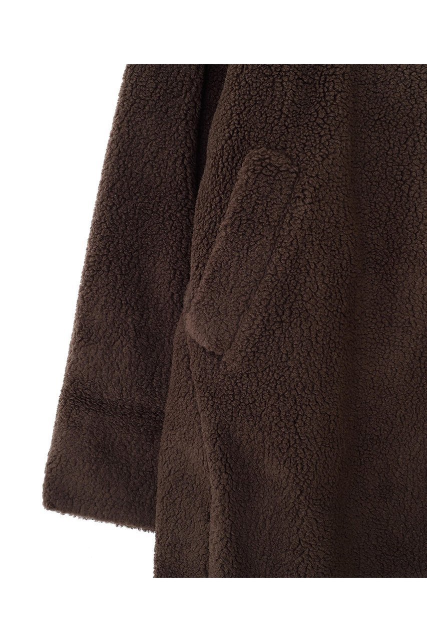 【ル フィル/LE PHIL】の《LE PHIL SPORTS》ボアパイルロングコート 人気、トレンドファッション・服の通販 founy(ファニー) 　ファッション　Fashion　レディースファッション　Fashion for Women　アウター　Coat / Outerwear Collection　コート・ロングコート・ピーコート　Long Coats, Peacoats & More　スタンダード　Standard, Basic　スリット　Slit, Slit Detail　フェイクファー　Faux Fur, Imitation Fur　メッシュ　Mesh, Net Fabric　ロング　Long, Long-Length　エレガント 上品　Elegant　新作・新入荷　New Arrivals / New In　other-6|ID: prp329100004610689 ipo3291000000032989693