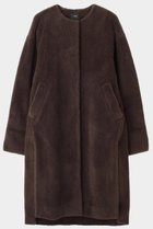 【ル フィル/LE PHIL】の《LE PHIL SPORTS》ボアパイルロングコート ブラウン|ID: prp329100004610689 ipo3291000000035722823