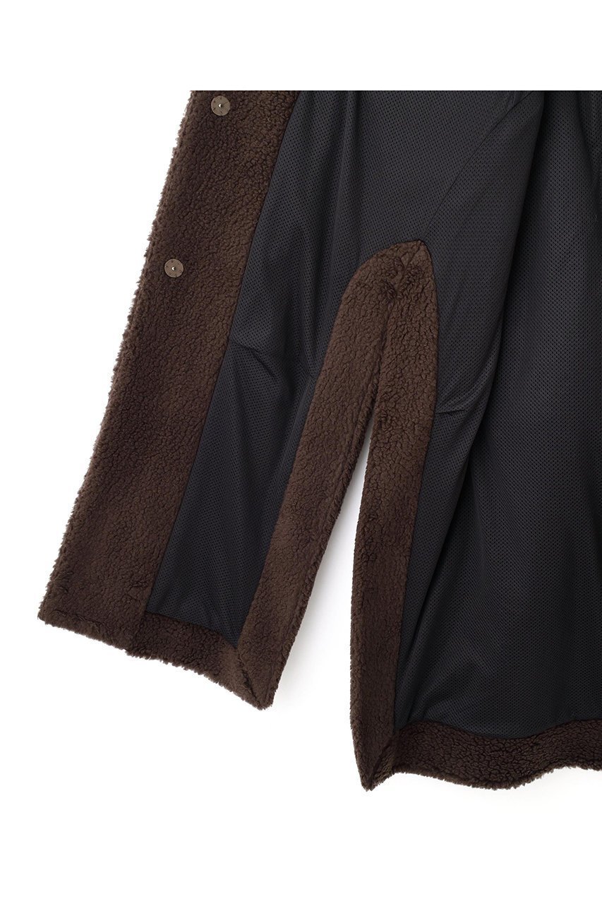 【ル フィル/LE PHIL】の《LE PHIL SPORTS》ボアパイルロングコート 人気、トレンドファッション・服の通販 founy(ファニー) 　ファッション　Fashion　レディースファッション　Fashion for Women　アウター　Coat / Outerwear Collection　コート・ロングコート・ピーコート　Long Coats, Peacoats & More　スタンダード　Standard, Basic　スリット　Slit, Slit Detail　フェイクファー　Faux Fur, Imitation Fur　メッシュ　Mesh, Net Fabric　ロング　Long, Long-Length　エレガント 上品　Elegant　other-8|ID: prp329100004610689 ipo3291000000035722830