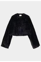 【ル フィル/LE PHIL】のフェイクファーショートジャケット 人気、トレンドファッション・服の通販 founy(ファニー) ファッション Fashion レディースファッション Fashion for Women アウター Coat / Outerwear Collection レディースジャケット・軽アウター Jackets おすすめ Recommended / Our Picks なめらか Smooth, Silky Texture ショート Short, Short Length ジャケット Jacket, Outerwear スタンダード Standard, Basic フェイクファー Faux Fur, Imitation Fur フレア Flare, Flared ボレロ Bolero, Short Cardigan ロング Long, Long-Length 新作・新入荷 New Arrivals / New In A/W・秋冬 Autumn/Winter thumbnail ブラック|ID: prp329100004610694 ipo3291000000032989722