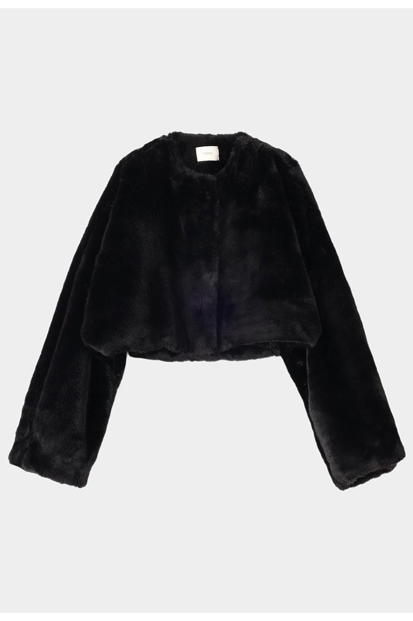 【ル フィル/LE PHIL】のフェイクファーショートジャケット 人気、トレンドファッション・服の通販 founy(ファニー) 　ファッション　Fashion　レディースファッション　Fashion for Women　アウター　Coat / Outerwear Collection　レディースジャケット・軽アウター　Jackets　おすすめ　Recommended / Our Picks　なめらか　Smooth, Silky Texture　ショート　Short, Short Length　ジャケット　Jacket, Outerwear　スタンダード　Standard, Basic　フェイクファー　Faux Fur, Imitation Fur　フレア　Flare, Flared　ボレロ　Bolero, Short Cardigan　ロング　Long, Long-Length　再入荷　Restock / Back in Stock　A/W・秋冬　Autumn/Winter　 other-1|ID: prp329100004610694 ipo3291000000035722841