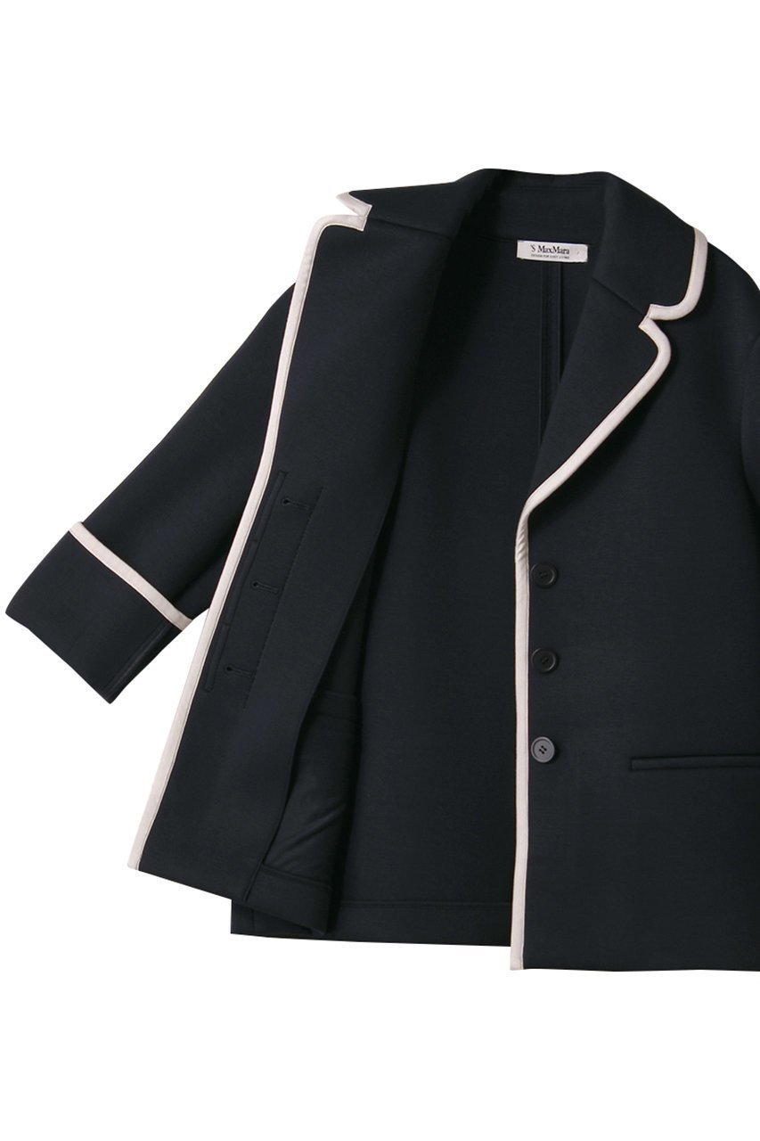 【マックスマーラ/Max Mara】の【 S Max Mara】ZIGRINO ジャージージャケット 人気、トレンドファッション・服の通販 founy(ファニー) 　ファッション　Fashion　レディースファッション　Fashion for Women　アウター　Coat / Outerwear Collection　レディースジャケット・軽アウター　Jackets　シンプル　Simple, Minimal　ジャケット　Jacket, Outerwear　other-6|ID: prp329100004610695 ipo3291000000036225425