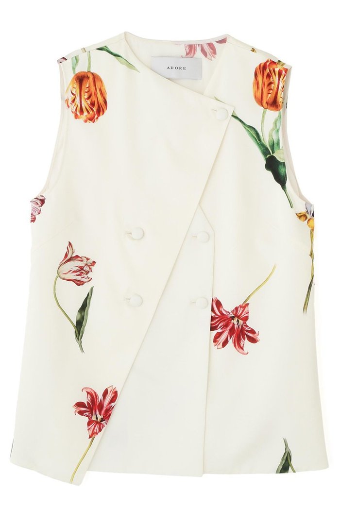 【アドーア/ADORE】のピクトリカルブックプリントジレ インテリア・キッズ・メンズ・レディースファッション・服の通販 founy(ファニー) https://founy.com/ ファッション Fashion レディースファッション Fashion for Women アウター Coat / Outerwear Collection レディースジャケット・軽アウター Jackets イラスト Illustration インナー Innerwear ジャケット Jacket, Outerwear プリント Print, Printed Pattern 新作・新入荷 New Arrivals / New In 無地 Plain, Solid Color |ID: prp329100004610697 ipo3291000000032989746