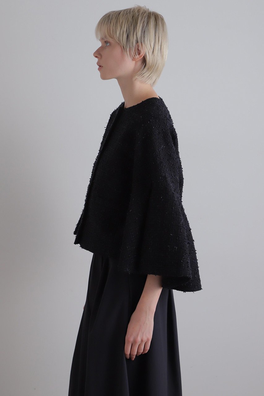 【ル フィル/LE PHIL】のフリンジツィードジャケット 人気、トレンドファッション・服の通販 founy(ファニー) 　ファッション　Fashion　レディースファッション　Fashion for Women　アウター　Coat / Outerwear Collection　レディースジャケット・軽アウター　Jackets　コンパクト　Compact, Small Size　ショート　Short, Short Length　ジャケット　Jacket, Outerwear　スタンダード　Standard, Basic　ツイード　Twill, Twill Weave　バランス　Balance, Style Balance　フレア　Flare, Flared　ボトム　Bottoms, Lower Wear　ミックス　Mix, Mixed Style　ワイド　Wide, Wide Fit　エレガント 上品　Elegant　other-4|ID: prp329100004610700 ipo3291000000032989788