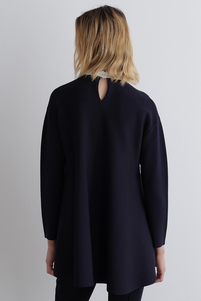 【ル フィル/LE PHIL】の襟付きフレアニット 人気、トレンドファッション・服の通販 founy(ファニー) 　ファッション　Fashion　レディースファッション　Fashion for Women　トップス・カットソー　Cut & Sew Tops　ニット　Knit Tops & Sweaters　カジュアルプルオーバー・ニットトップス　Pullovers & Knit Tops / Casual Pullovers　エアリー　Airy Texture　クラシカル　Classical, Vintage-Inspired　クラシック　Classic, Timeless Style　バランス　Balance, Style Balance　フォルム　Silhouette, Form　フレア　Flare, Flared　フロント　Front, Front Design　エレガント 上品　Elegant　新作・新入荷　New Arrivals / New In　other-5|ID: prp329100004610701 ipo3291000000032989799