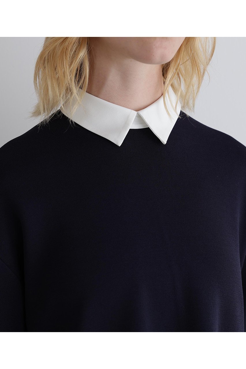 【ル フィル/LE PHIL】の襟付きフレアニット 人気、トレンドファッション・服の通販 founy(ファニー) 　ファッション　Fashion　レディースファッション　Fashion for Women　トップス・カットソー　Cut & Sew Tops　ニット　Knit Tops & Sweaters　カジュアルプルオーバー・ニットトップス　Pullovers & Knit Tops / Casual Pullovers　エアリー　Airy Texture　クラシカル　Classical, Vintage-Inspired　クラシック　Classic, Timeless Style　バランス　Balance, Style Balance　フォルム　Silhouette, Form　フレア　Flare, Flared　フロント　Front, Front Design　エレガント 上品　Elegant　新作・新入荷　New Arrivals / New In　other-6|ID: prp329100004610701 ipo3291000000032989800