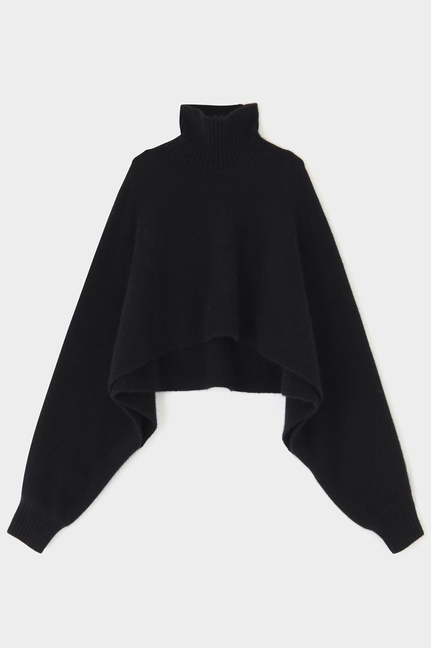 【ル フィル/LE PHIL】のフォックス混ハイネックニット 人気、トレンドファッション・服の通販 founy(ファニー) 　ファッション　Fashion　レディースファッション　Fashion for Women　トップス・カットソー　Cut & Sew Tops　ニット　Knit Tops & Sweaters　カジュアルプルオーバー・ニットトップス　Pullovers & Knit Tops / Casual Pullovers　おすすめ　Recommended / Our Picks　クロップド　Cropped, Short Length　ショート　Short, Short Length　スタンダード　Standard, Basic　タートルネック　Turtleneck, High Neck　トレンド　Trend, Trending Now　ハイネック　High Neck, Mock Neck　パターン　Pattern, Design Print　フォックス　Fox, Fox Fur　ワイド　Wide, Wide Fit　今季　This Season, Current Season　新作・新入荷　New Arrivals / New In　 other-1|ID: prp329100004610702 ipo3291000000032989803