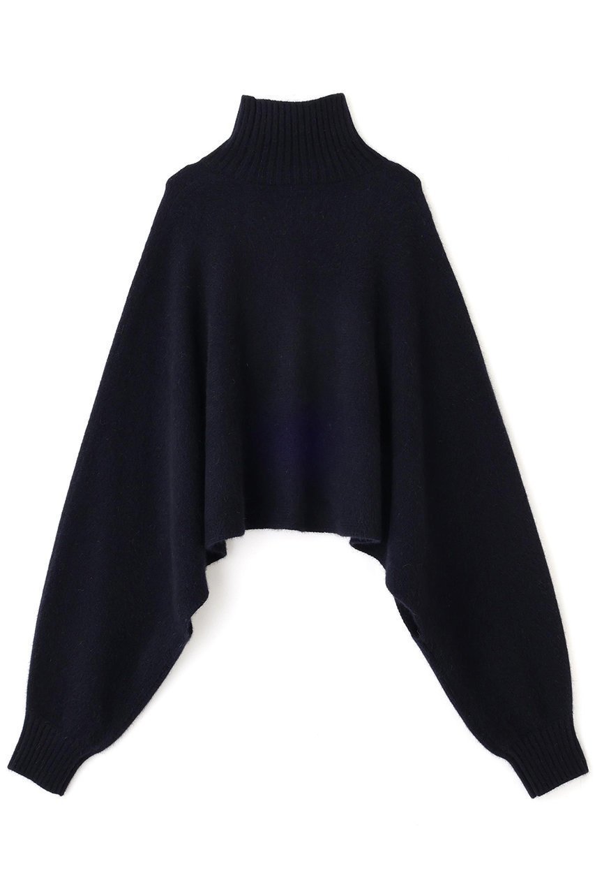 【ル フィル/LE PHIL】のフォックス混ハイネックニット 人気、トレンドファッション・服の通販 founy(ファニー) 　ファッション　Fashion　レディースファッション　Fashion for Women　トップス・カットソー　Cut & Sew Tops　ニット　Knit Tops & Sweaters　カジュアルプルオーバー・ニットトップス　Pullovers & Knit Tops / Casual Pullovers　おすすめ　Recommended / Our Picks　クロップド　Cropped, Short Length　ショート　Short, Short Length　スタンダード　Standard, Basic　タートルネック　Turtleneck, High Neck　トレンド　Trend, Trending Now　ハイネック　High Neck, Mock Neck　パターン　Pattern, Design Print　フォックス　Fox, Fox Fur　ワイド　Wide, Wide Fit　今季　This Season, Current Season　新作・新入荷　New Arrivals / New In　other-2|ID: prp329100004610702 ipo3291000000032989809