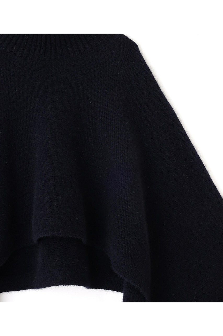 【ル フィル/LE PHIL】のフォックス混ハイネックニット 人気、トレンドファッション・服の通販 founy(ファニー) 　ファッション　Fashion　レディースファッション　Fashion for Women　トップス・カットソー　Cut & Sew Tops　ニット　Knit Tops & Sweaters　カジュアルプルオーバー・ニットトップス　Pullovers & Knit Tops / Casual Pullovers　おすすめ　Recommended / Our Picks　クロップド　Cropped, Short Length　ショート　Short, Short Length　スタンダード　Standard, Basic　タートルネック　Turtleneck, High Neck　トレンド　Trend, Trending Now　ハイネック　High Neck, Mock Neck　パターン　Pattern, Design Print　フォックス　Fox, Fox Fur　ワイド　Wide, Wide Fit　今季　This Season, Current Season　新作・新入荷　New Arrivals / New In　other-4|ID: prp329100004610702 ipo3291000000032989811