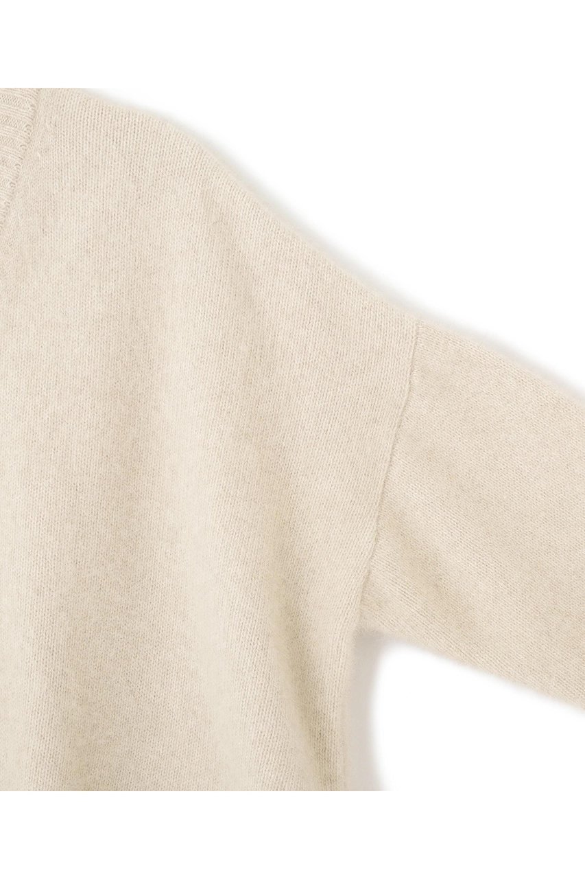 【ル フィル/LE PHIL】のFOX混Vネックニット 人気、トレンドファッション・服の通販 founy(ファニー) 　ファッション　Fashion　レディースファッション　Fashion for Women　トップス・カットソー　Cut & Sew Tops　ニット　Knit Tops & Sweaters　カジュアルプルオーバー・ニットトップス　Pullovers & Knit Tops / Casual Pullovers　Vネックトップス　V-Neck Tops / V-Cut Neckline Shirts　スタンダード　Standard, Basic　デコルテ　Décolleté, Neckline　フォックス　Fox, Fox Fur　リラックス　Relax, Relaxed Fit　エレガント 上品　Elegant　other-5|ID: prp329100004610703 ipo3291000000035945096