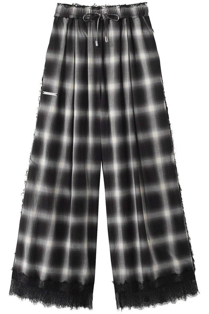 【プランク プロジェクト/PRANK PROJECT】のチェックパンツ インテリア・キッズ・メンズ・レディースファッション・服の通販 founy(ファニー) https://founy.com/ ファッション Fashion レディースファッション Fashion for Women パンツ Pants & Trousers おすすめ Recommended / Our Picks チェック Check, Plaid, Tartan リラックス Relax, Relaxed Fit レース Lace, Lace Fabric エレガント 上品 Elegant 新作・新入荷 New Arrivals / New In |ID: prp329100004610708 ipo3291000000032989867